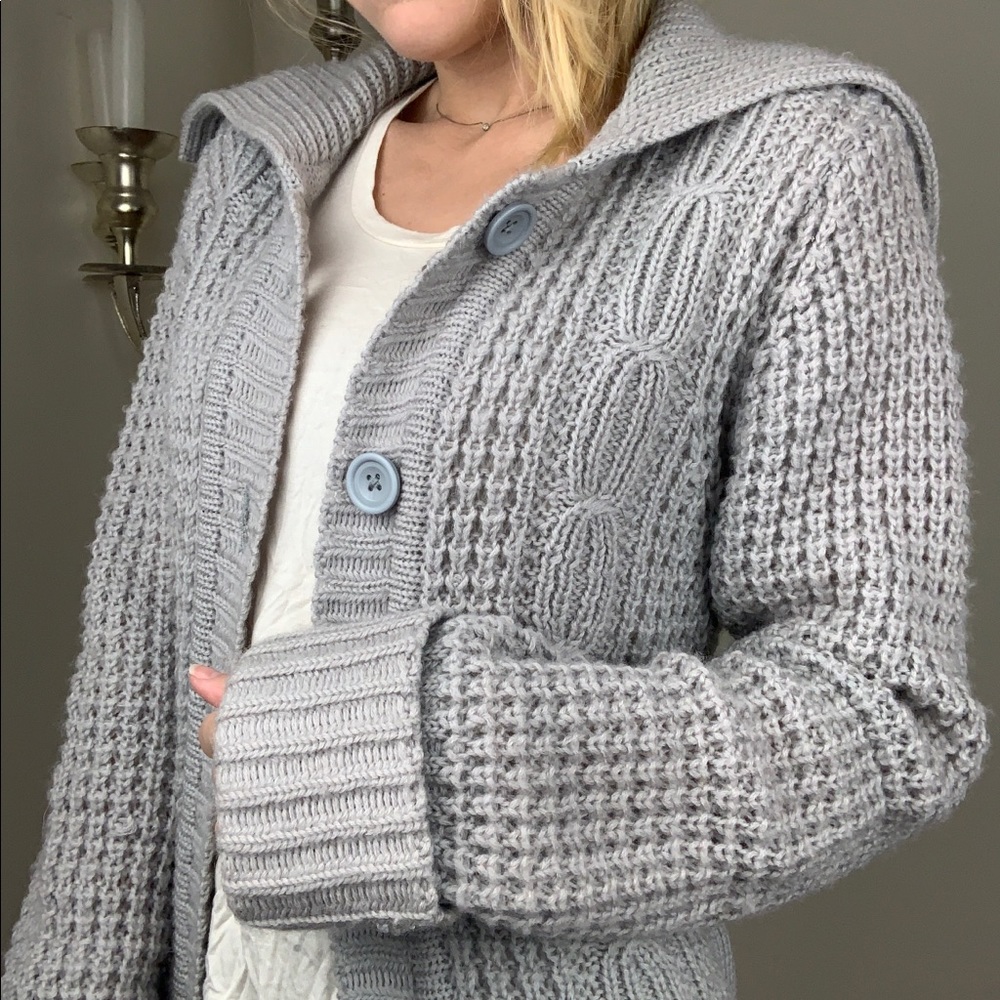 Cabi Wool Knit Bottom Down Jacket - image 4